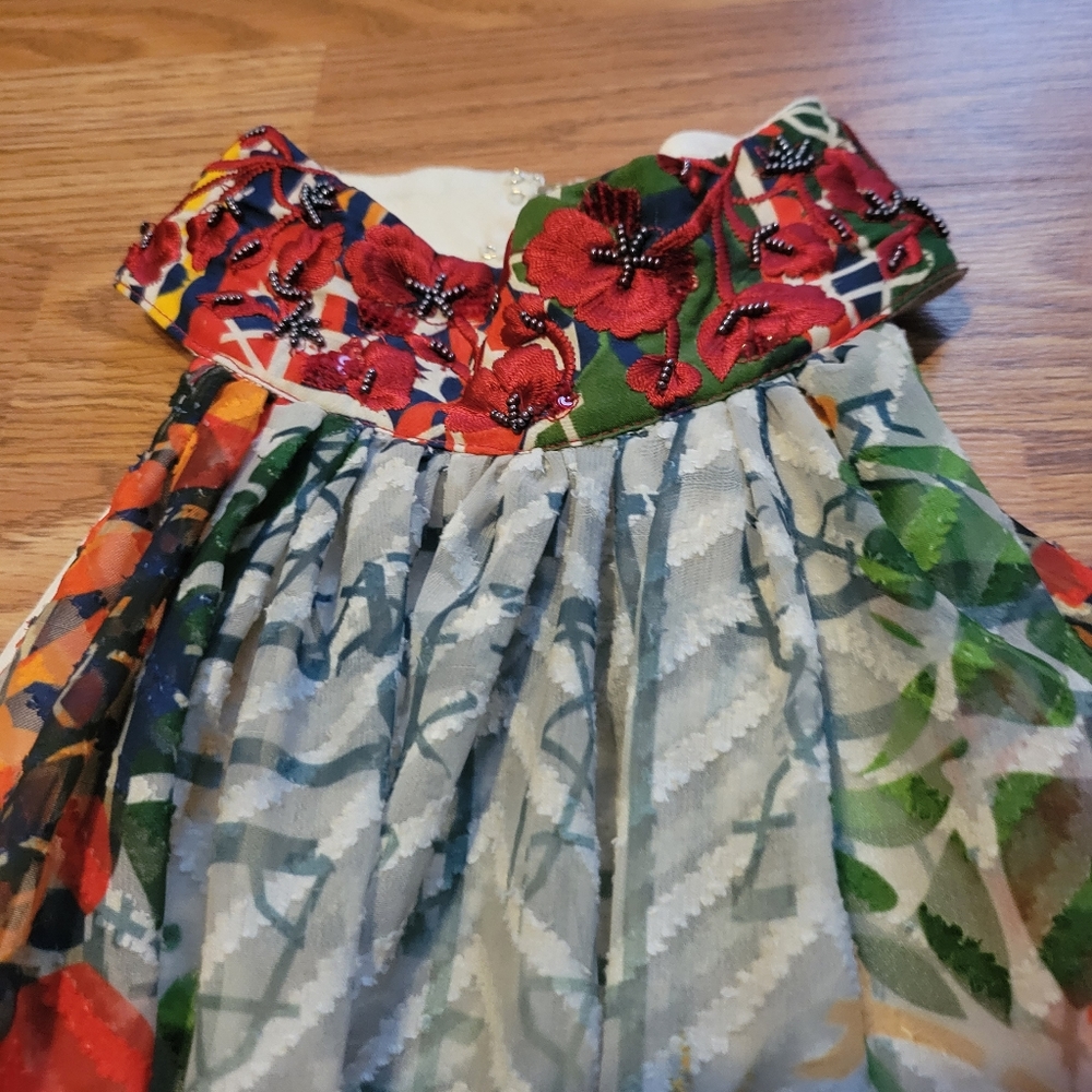 Anthropologie Floral Halter Maxi Dress - Multicolor - Picture 12 of 16